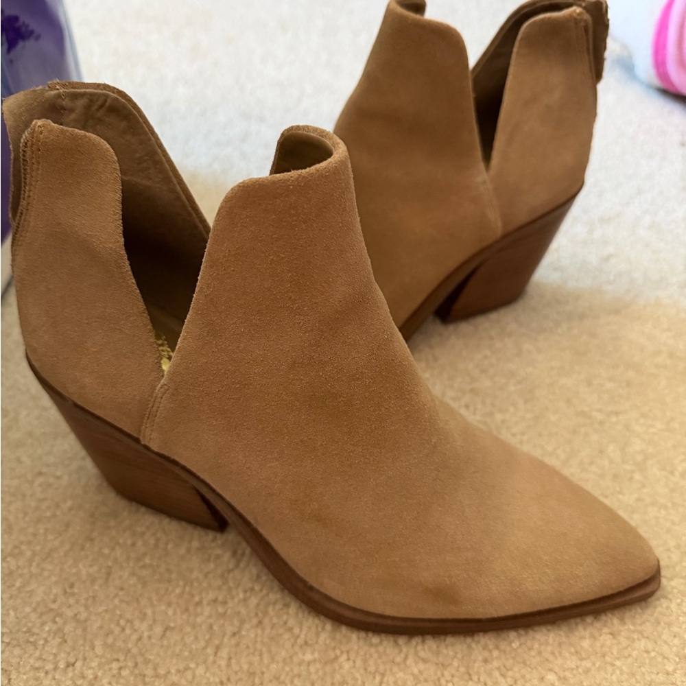 Vince Camuto Camel Ankle Booties